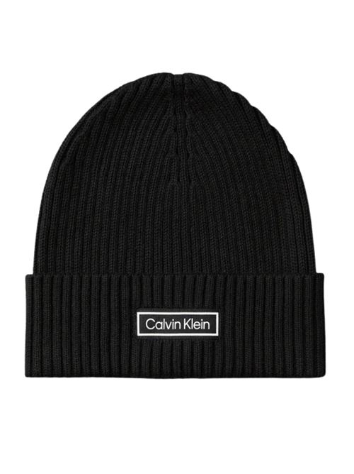 Cappellino in misto cashmere nero Calvin Klein | LV04D8053GUB1